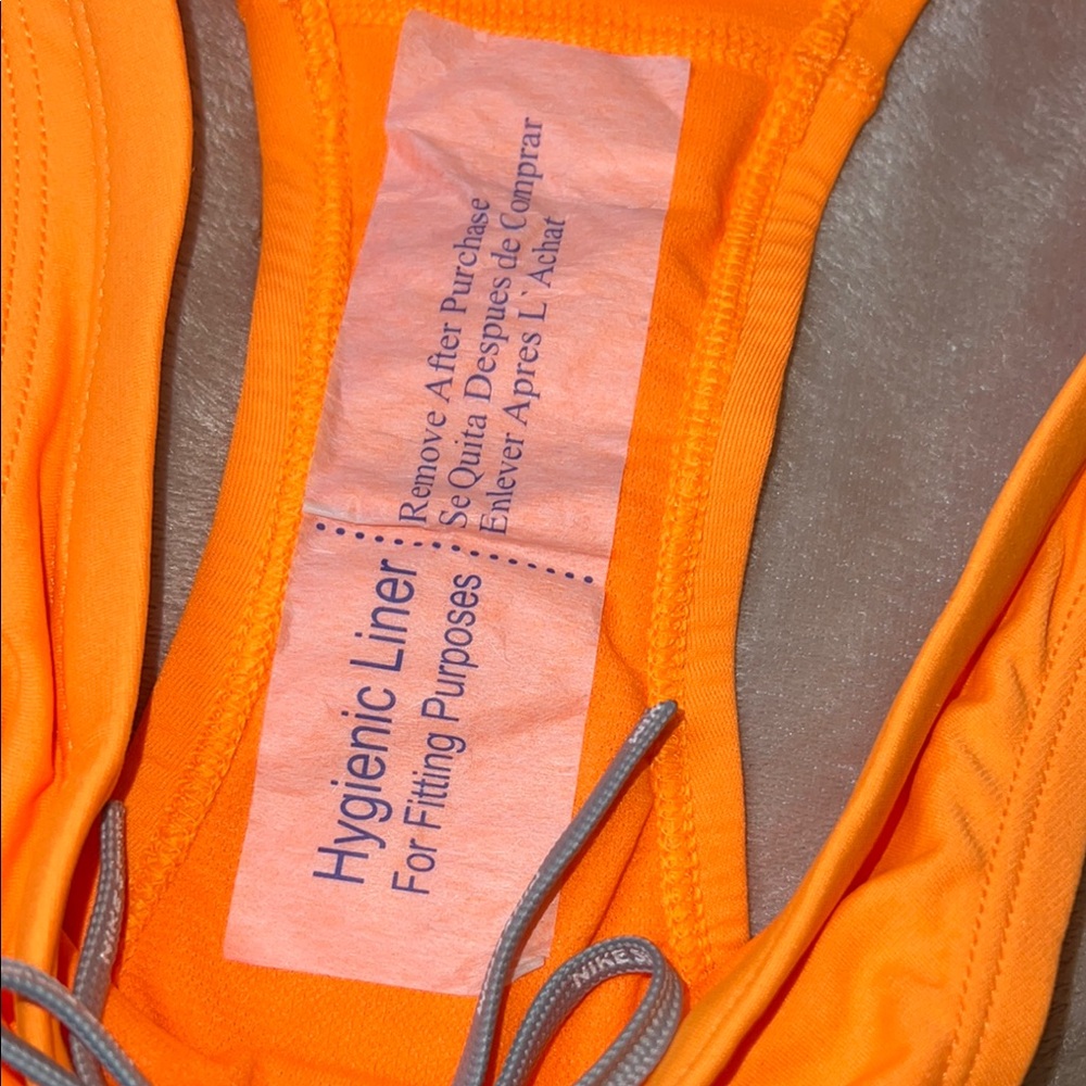 NWT NIKE HYDRASTRONG Women's Vibrant Orange Bikini Set - Picture 6 of 7
